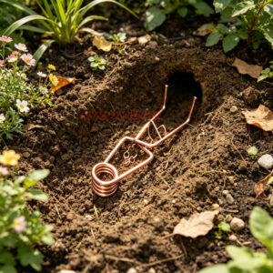 Outdoor Garden Underground Tunnel Sensitive Trigger Vole Control Gopher Catcher Chain Secured Trigger Mole Trap - Image 14