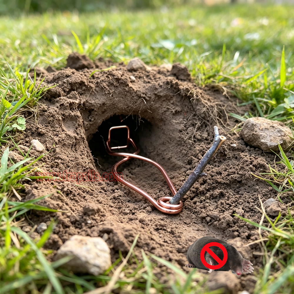 Outdoor Garden Underground Tunnel Sensitive Trigger Rodent Control Catcher Hand Metal Mole Trap - Image 11
