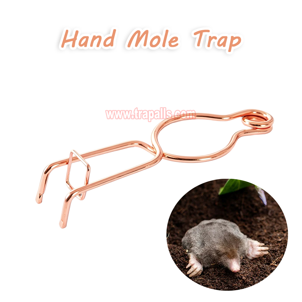 Outdoor Garden Underground Tunnel Sensitive Trigger Rodent Control Catcher Hand Metal Mole Trap - Image 4