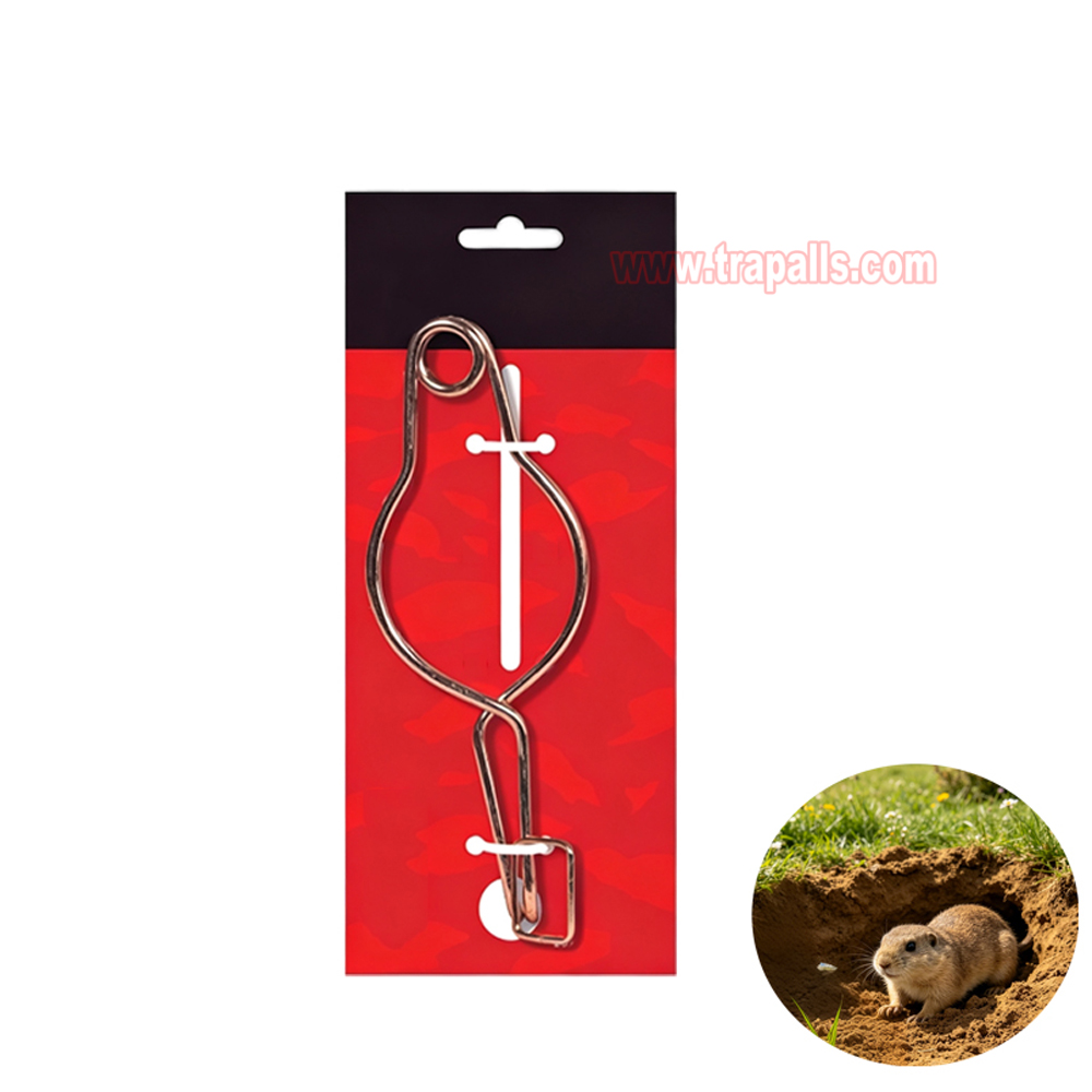 Outdoor Garden Underground Tunnel Sensitive Trigger Rodent Control Catcher Hand Metal Mole Trap - Image 5