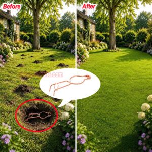 Outdoor Garden Underground Tunnel Sensitive Trigger Rodent Control Catcher Hand Metal Mole Trap - Image 9