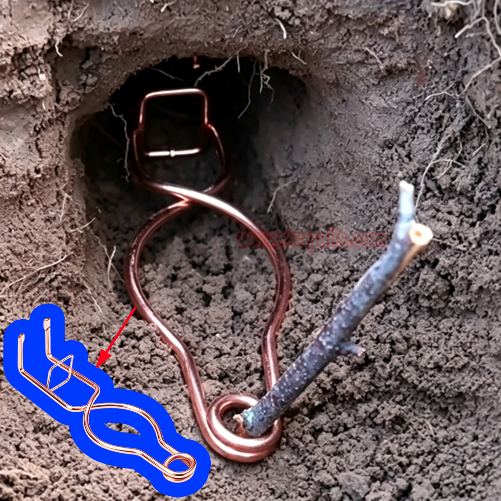 Outdoor Garden Underground Tunnel Sensitive Trigger Rodent Control Catcher Hand Metal Mole Trap - Image 10