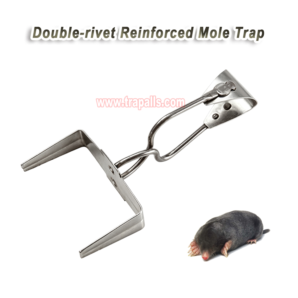 Outdoor Garden Underground Tunnel Reusable Sensitive Trigger Gopher Control Vole Catcher Metal Mole Trap - Image 4