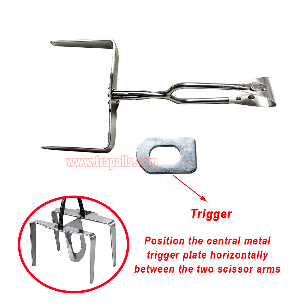Outdoor Garden Underground Tunnel Reusable Sensitive Trigger Gopher Control Vole Catcher Metal Mole Trap - Image 5