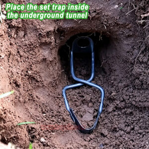 Outdoor Garden Underground Tunnel Reusable Gopher Control Vole Catcher Metal Mole Trap - Image 11