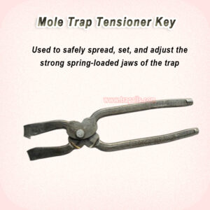 Portable Spring Tension Key Setting Tool for Spring Loaded Scissor Gopher Trap Mole Trap Tension Wrench - Image 4
