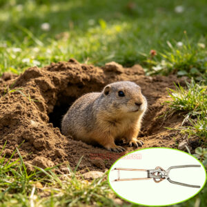 Portable Spring Tension Key Setting Tool for Spring Loaded Scissor Gopher Trap Mole Trap Tension Wrench - Image 9