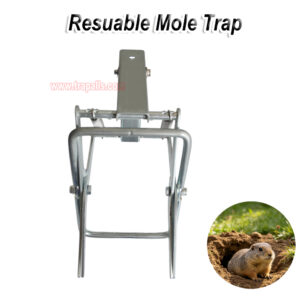 Outdoor Metal Galvanized Steel Vole Trap with Sensitive Trigger Gopher Catcher Spear Type Mole Trap - Image 4