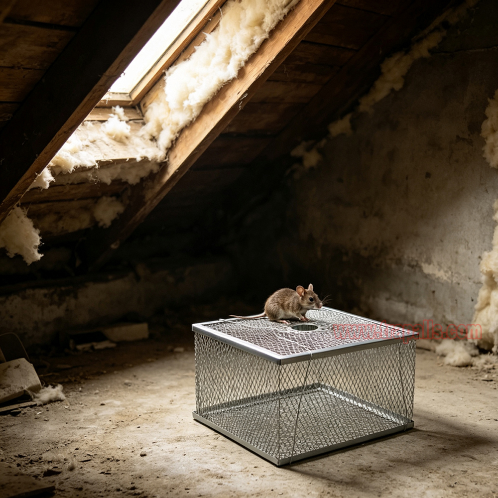 Indoor Warehouse Humane Durable Wire Mesh Reusable Mouse Cage Multi-Catch Live Mouse Trap Cage - Image 14