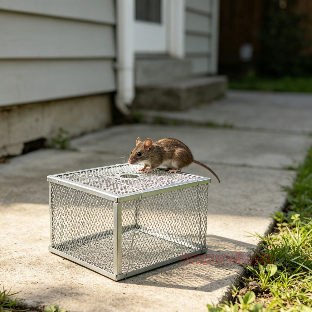Indoor Warehouse Humane Durable Wire Mesh Reusable Mouse Cage Multi-Catch Live Mouse Trap Cage - Image 16