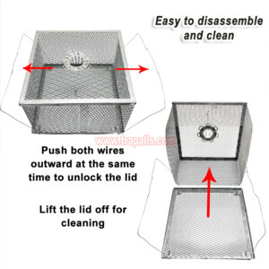 Indoor Warehouse Humane Durable Wire Mesh Reusable Mouse Cage Multi-Catch Live Mouse Trap Cage - Image 4