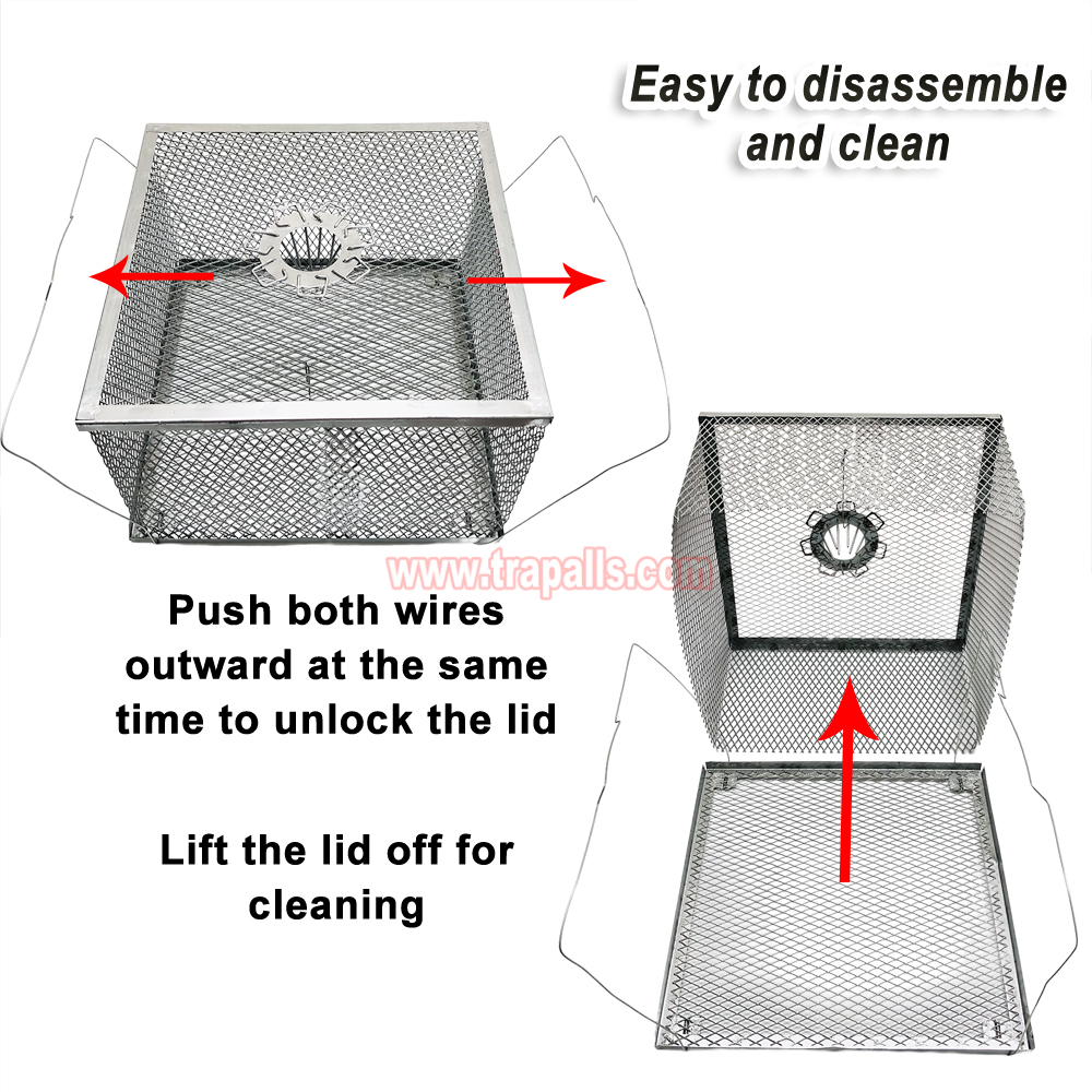Indoor Warehouse Humane Durable Wire Mesh Reusable Mouse Cage Multi-Catch Live Mouse Trap Cage - Image 4