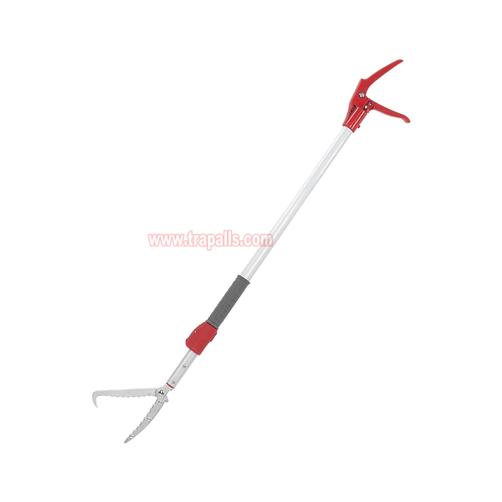 Outdoor Aquaculture Adjustable Fishing Tong Telescopic Eel Clamp Extendable Snake Catcher with Safety Lock - Image 2