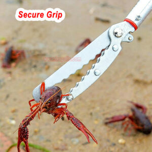 Outdoor Aquaculture Adjustable Fishing Tong Telescopic Eel Clamp Extendable Snake Catcher with Safety Lock - Image 13