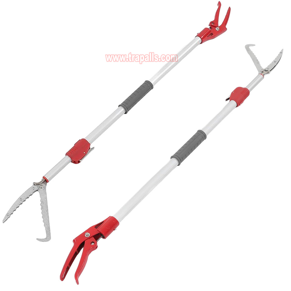 Outdoor Aquaculture Adjustable Fishing Tong Telescopic Eel Clamp Extendable Snake Catcher with Safety Lock - Image 18