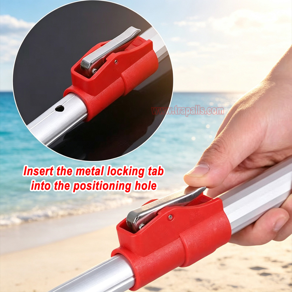 Outdoor Aquaculture Adjustable Fishing Tong Telescopic Eel Clamp Extendable Snake Catcher with Safety Lock - Image 6