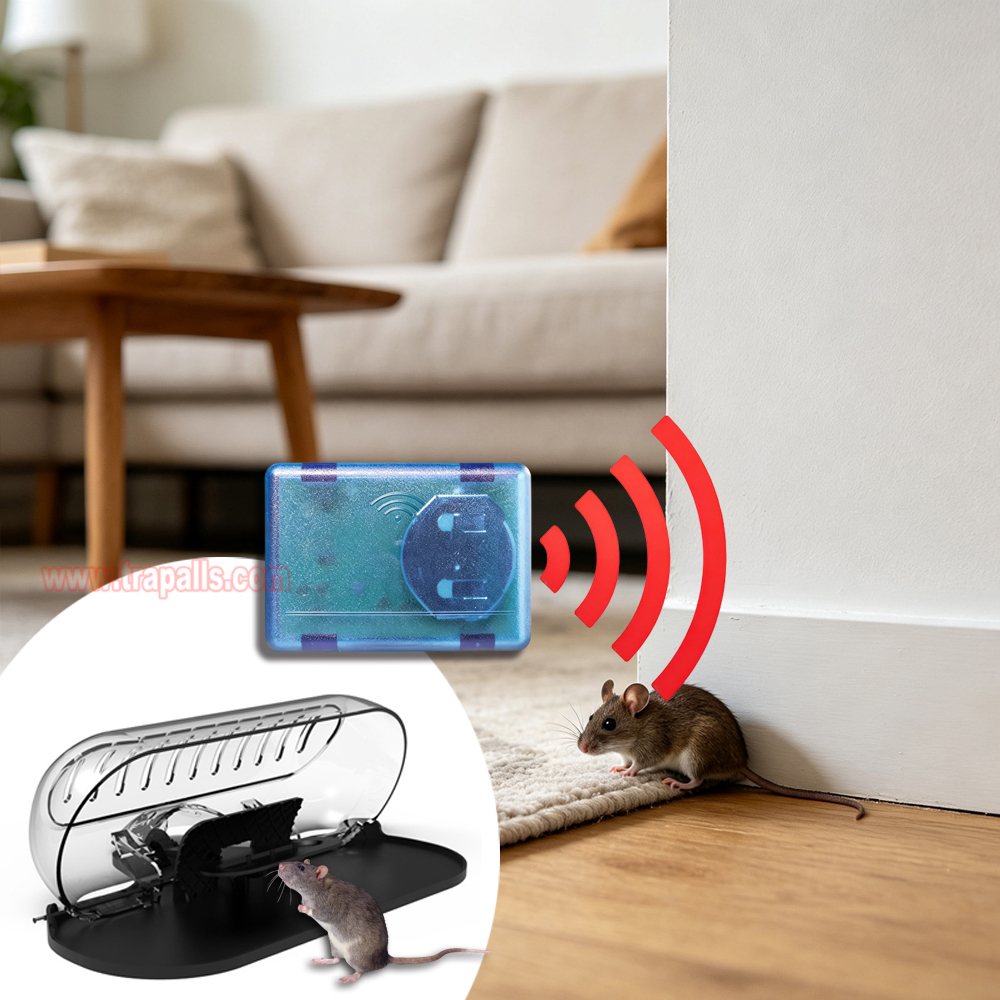Home Warehouse Battery Powered Acoustic Rodent Detector Reliable Alert System Mouse Trap Alarm - Image 11