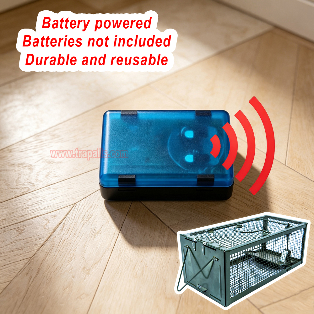 Home Warehouse Battery Powered Acoustic Rodent Detector Reliable Alert System Mouse Trap Alarm - Image 9