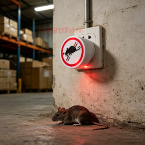 Indoor Warehouse Plug-in Electric Rodent Deterrent with LED Indicator Ultrasonic Mouse Repeller - Image 10