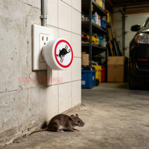 Indoor Warehouse Plug-in Electric Rodent Deterrent with LED Indicator Ultrasonic Mouse Repeller - Image 12