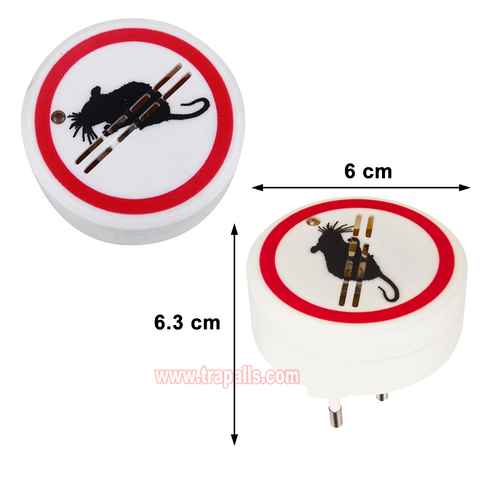 Indoor Warehouse Plug-in Electric Rodent Deterrent with LED Indicator Ultrasonic Mouse Repeller - Image 3
