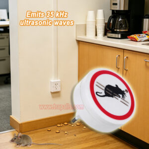 Indoor Warehouse Plug-in Electric Rodent Deterrent with LED Indicator Ultrasonic Mouse Repeller - Image 4