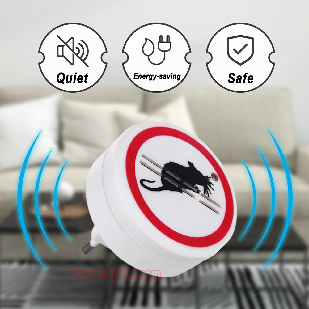 Indoor Warehouse Plug-in Electric Rodent Deterrent with LED Indicator Ultrasonic Mouse Repeller - Image 5