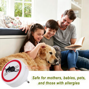 Indoor Warehouse Plug-in Electric Rodent Deterrent with LED Indicator Ultrasonic Mouse Repeller - Image 6