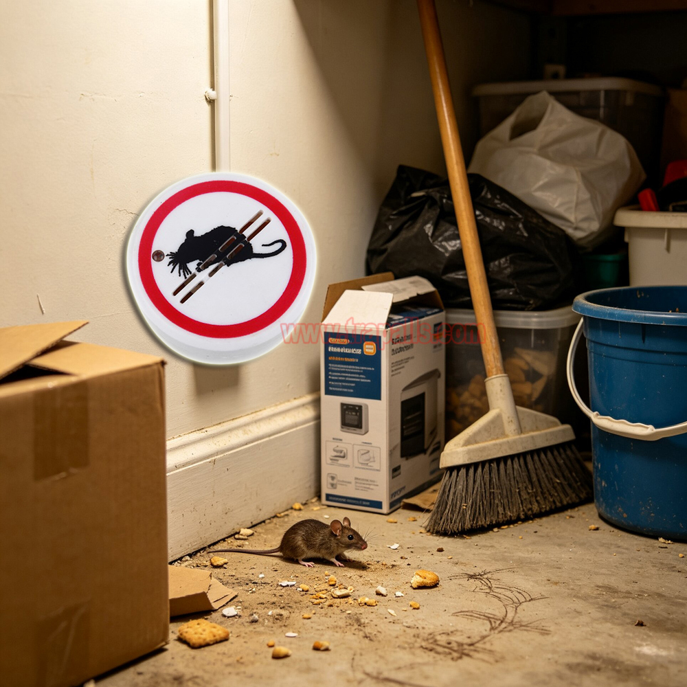Indoor Warehouse Plug-in Electric Rodent Deterrent with LED Indicator Ultrasonic Mouse Repeller - Image 9