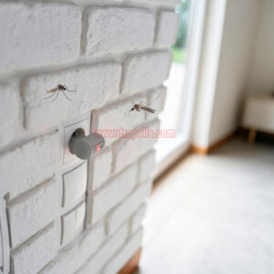 Home Plug-in Pest Control Device with LED Indicator Electric Mosquito Killer Ultrasonic Mosquito Repeller - Image 9