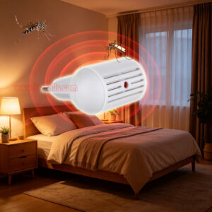 Home Plug-in Pest Control Device with LED Indicator Electric Mosquito Killer Ultrasonic Mosquito Repeller - Image 10