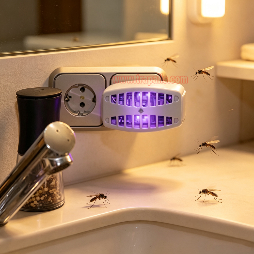 Indoor Home Plug-in Electric Bug Zapper with 600V Grid Portable 365nm UV LED Mosquito Killer Lamp - Image 12