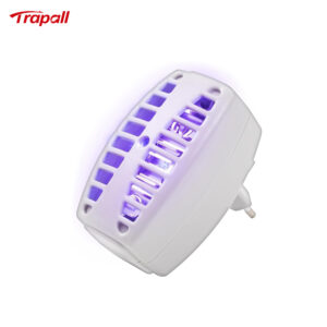 Indoor Home Plug-in Electric Bug Zapper with 600V Grid Portable 365nm UV LED Mosquito Killer Lamp
