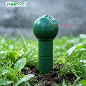 Outdoor Waterproof Battery Powered Intermittent Vibration Gopher Vole Repellent Ultrasonic Mole Repeller - Image 7