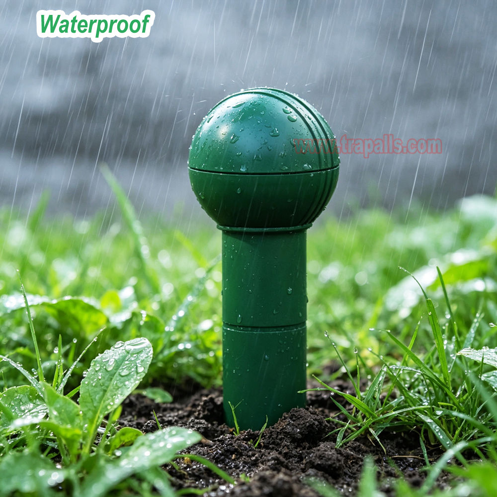 Outdoor Waterproof Battery Powered Intermittent Vibration Gopher Vole Repellent Ultrasonic Mole Repeller - Image 7