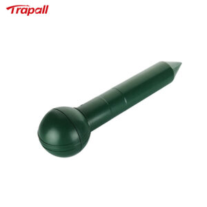 Outdoor Waterproof Battery Powered Intermittent Vibration Gopher Vole Repellent Ultrasonic Mole Repeller