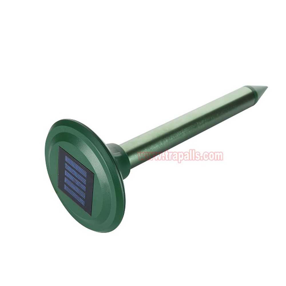 Outdoor Waterproof Solar Smart Variable Frequency Gopher Vole Snake Deterrent Ultrasonic Mole Repeller - Image 2
