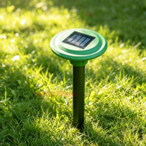 Outdoor Waterproof Solar Smart Variable Frequency Gopher Vole Snake Deterrent Ultrasonic Mole Repeller - Image 12