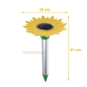 Outdoor Waterproof Battery Powered Intermittent Vibration Gopher Vole Repellent Ultrasonic Mole Repeller - Image 3