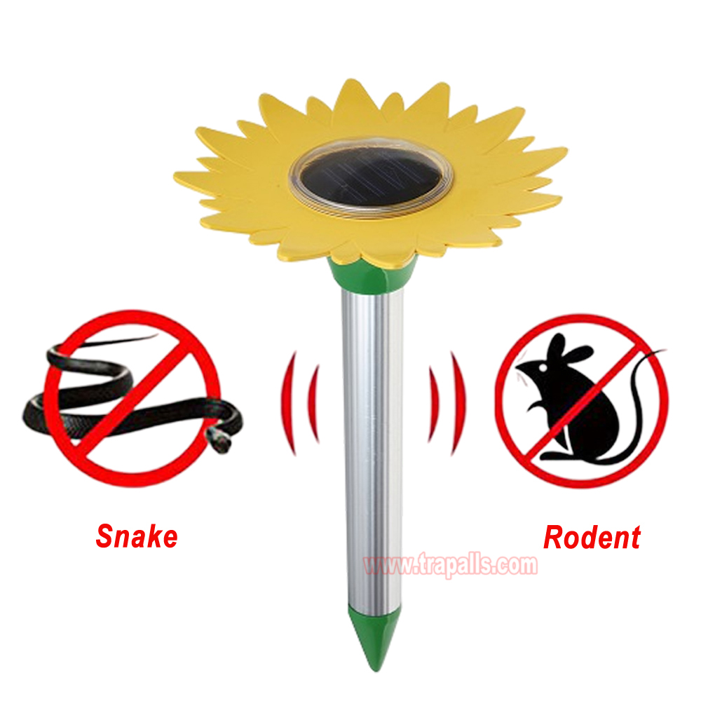 Outdoor Waterproof Battery Powered Intermittent Vibration Gopher Vole Repellent Ultrasonic Mole Repeller - Image 9