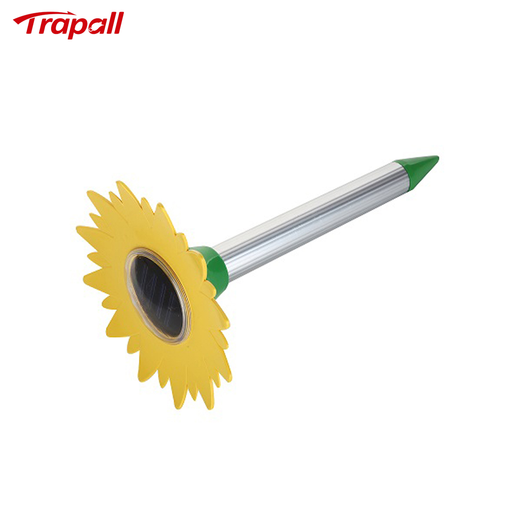 Outdoor Waterproof Battery Powered Intermittent Vibration Gopher Vole Repellent Ultrasonic Mole Repeller