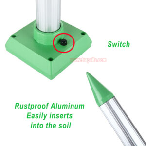 Outdoor Waterproof Solar Variable Frequency Gopher Vole Snake Deterrent Ultrasonic Mole Repeller - Image 4