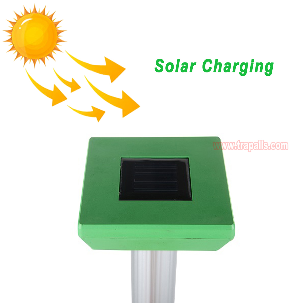 Outdoor Waterproof Solar Variable Frequency Gopher Vole Snake Deterrent Ultrasonic Mole Repeller - Image 6