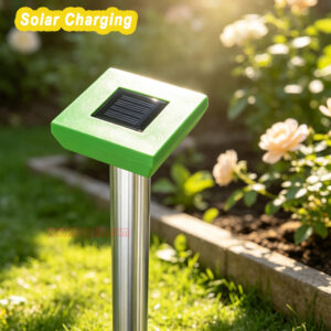 Outdoor Waterproof Solar Variable Frequency Gopher Vole Snake Deterrent Ultrasonic Mole Repeller - Image 10
