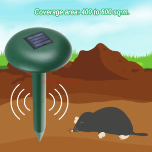 Outdoor Garden Waterproof Eco-friendly Solar Powered Snake Control Gopher Vole Deterrent Ultrasonic Mole Repeller - Image 11