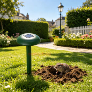 Outdoor Garden Waterproof Eco-friendly Solar Powered Snake Control Gopher Vole Deterrent Ultrasonic Mole Repeller - Image 17