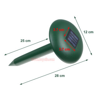 Outdoor Garden Waterproof Eco-friendly Solar Powered Snake Control Gopher Vole Deterrent Ultrasonic Mole Repeller - Image 3