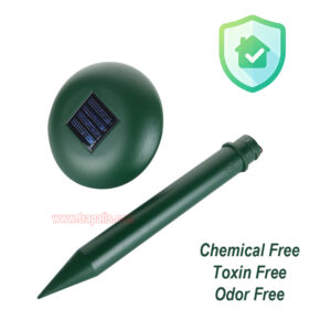Outdoor Garden Waterproof Eco-friendly Solar Powered Snake Control Gopher Vole Deterrent Ultrasonic Mole Repeller - Image 8