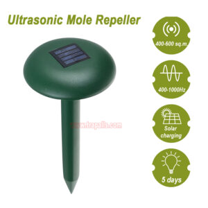 Outdoor Garden Waterproof Eco-friendly Solar Powered Snake Control Gopher Vole Deterrent Ultrasonic Mole Repeller - Image 9