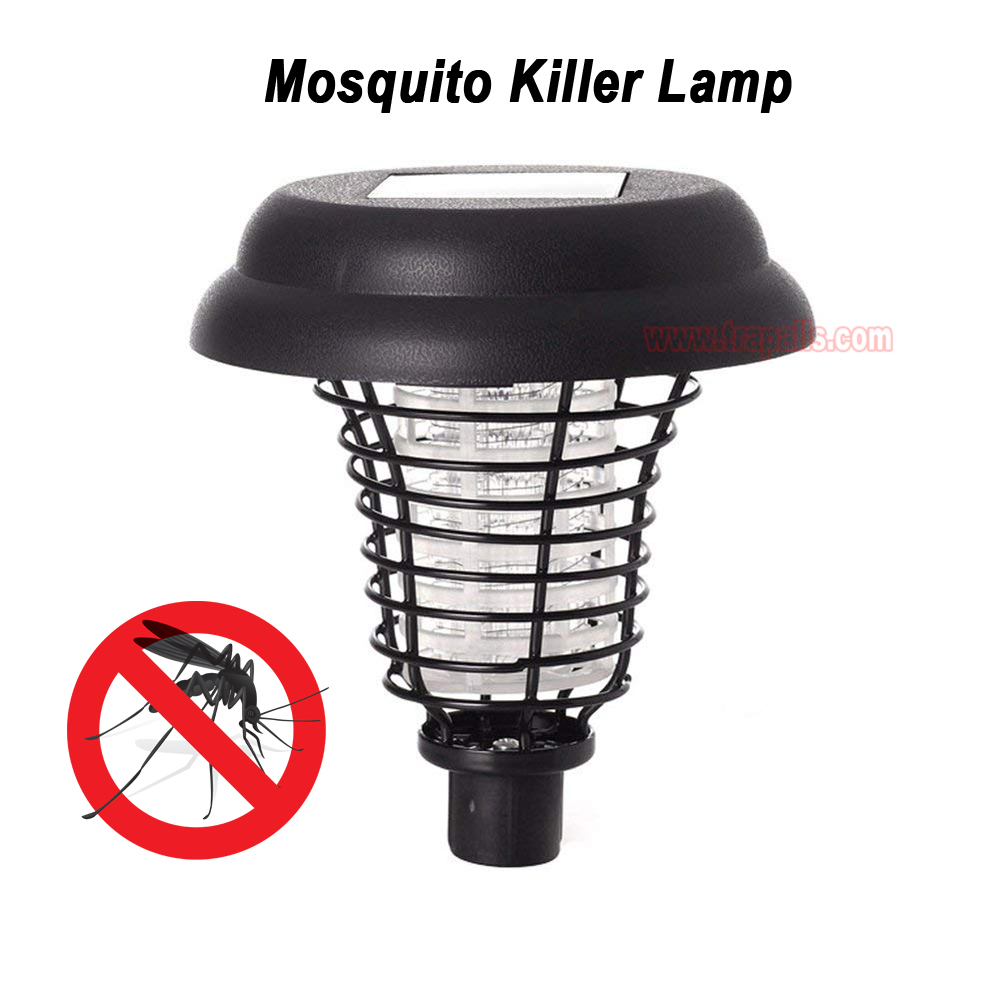 Outdoor Garden Waterproof Solar Bug Zapper UV LED Light Electric Fly Pest Killer Mosquito Killer Lamp - Image 13